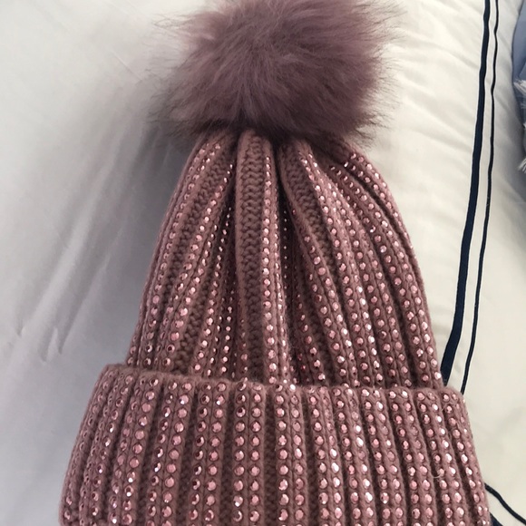 Aldo Accessories - Beautiful Aldo jeweled beanie lilac